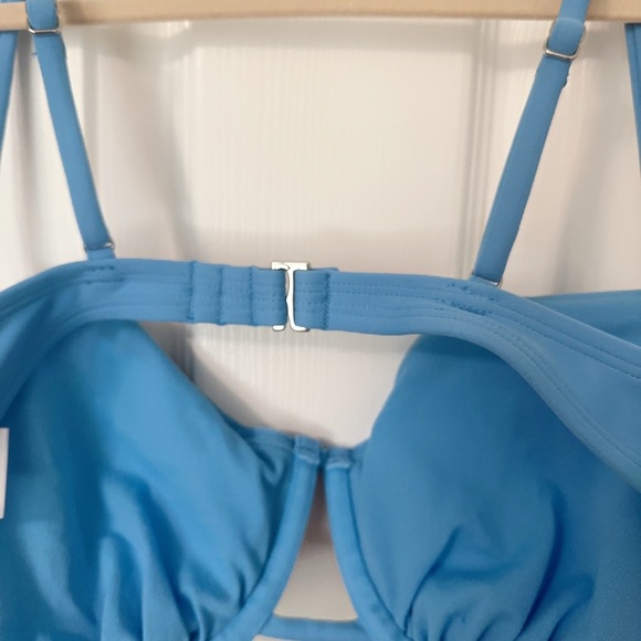 No Boundaries Light Blue Studded Bra - Picture 5 of 7